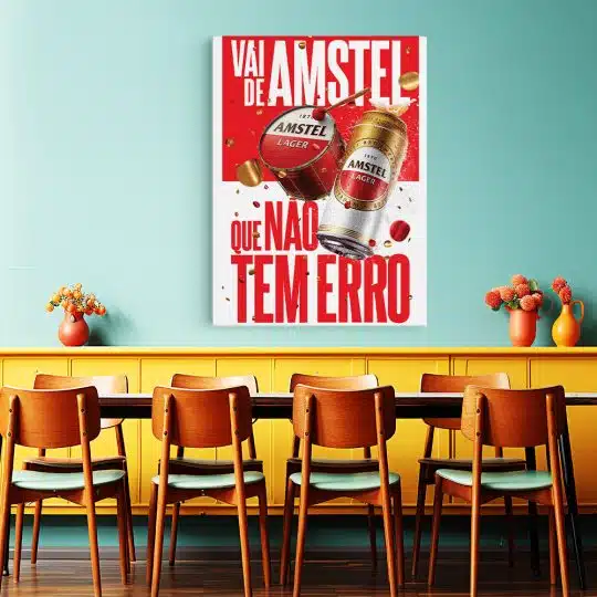 Tablou poster bere Amstel vintage 4028 restaurant