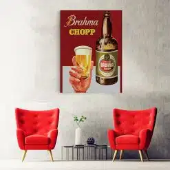 Tablou poster bere Brahma Chopp 3977 hol