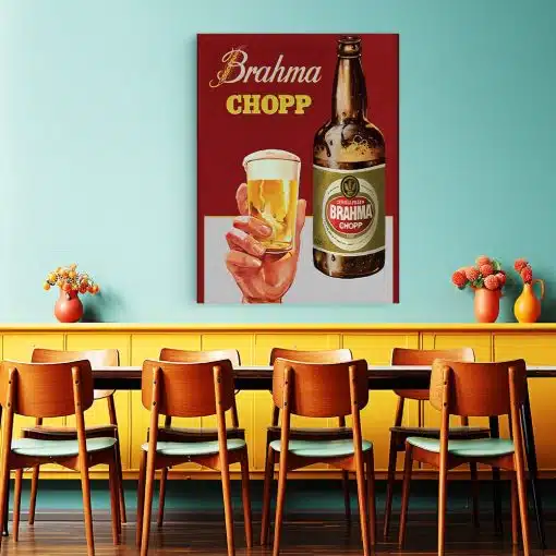 Tablou poster bere Brahma Chopp 3977 restaurant