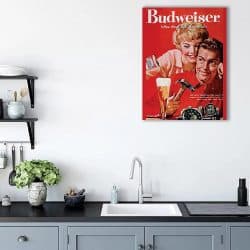 Tablou poster bere Budweiser vintage 3979 bucatarie