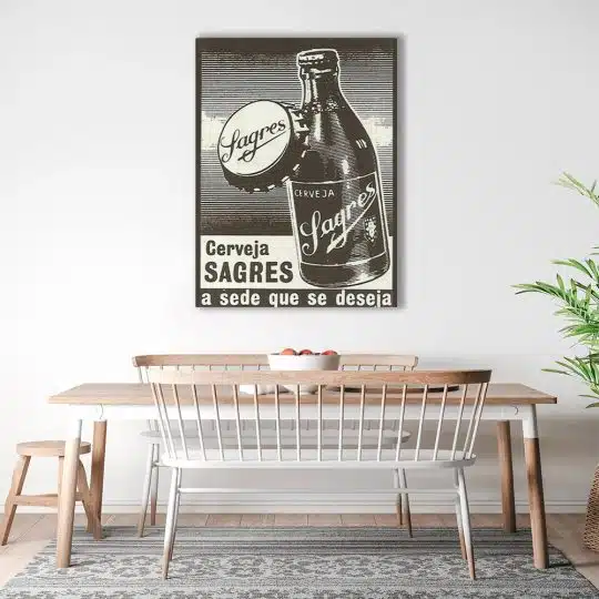 Tablou poster bere Sagres vintage 3999 bucatarie1