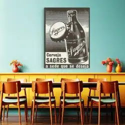 Tablou poster bere Sagres vintage 3999 restaurant