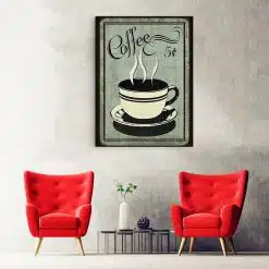 Tablou poster cafenea vintage 3874 hol