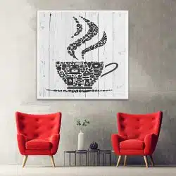 Tablou poster ceasca cafea 3932 hol