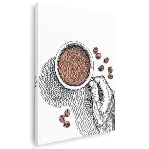 Tablou poster ceasca de cafea 3881