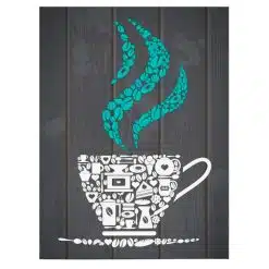 Tablou poster ceasca de cafea 3887 front