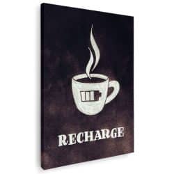 Tablou poster ceasca de cafea Recharge 3885