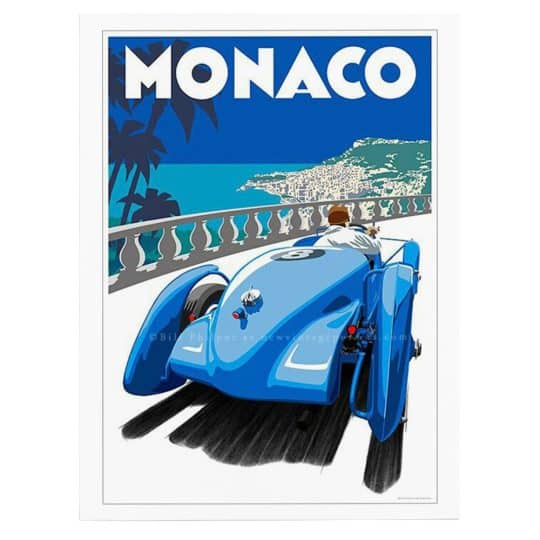 Tablou poster curse auto Monaco Grand Prix 3218 front