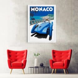 Tablou poster curse auto Monaco Grand Prix 3218 hol