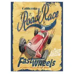 Tablou poster curse auto Road Race vintage 3212 front