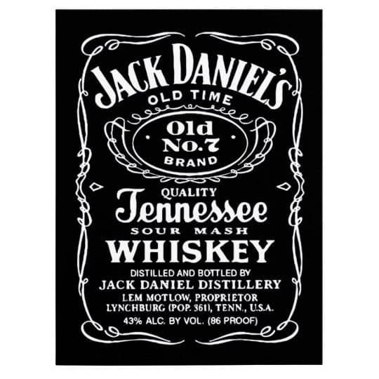 Tablou poster eticheta Jack Daniels 4002 front