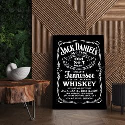 Tablou poster eticheta Jack Daniels 4002 living