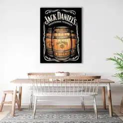 Tablou poster eticheta Jack Daniels 4004 bucatarie1