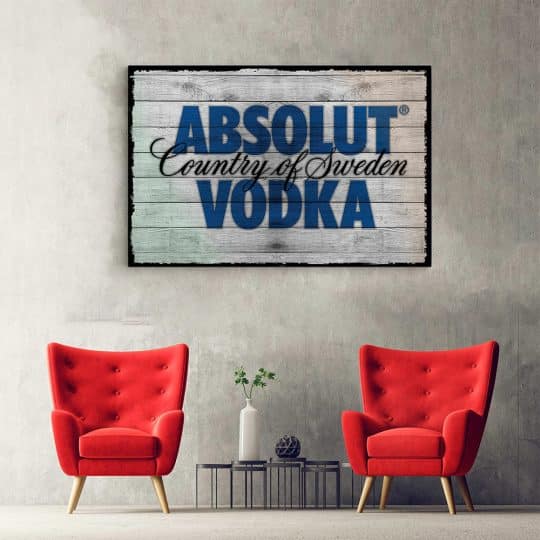 Tablou poster logo Absolut Vodka 4099 hol