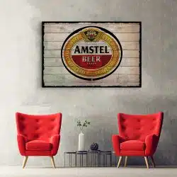 Tablou poster logo Amstel vintage 4112 hol