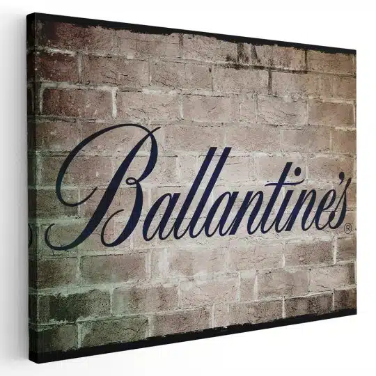 Tablou poster logo Ballantines vintage 4092