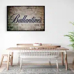 Tablou poster logo Ballantines vintage 4092 bucatarie3