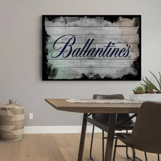 Tablou poster logo Ballantines vintage 4093 bucatarie4