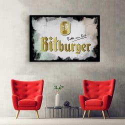 Tablou poster logo Bitburger vintage 4096 hol