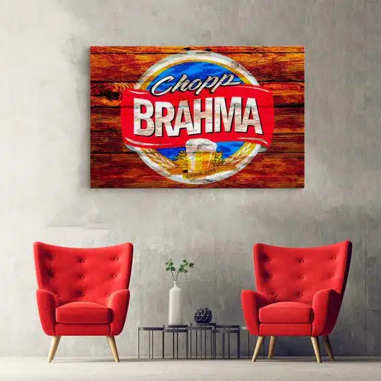 Tablou poster logo Brahma vintage 4109 hol