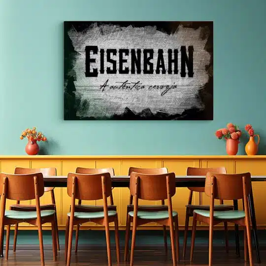 Tablou poster logo Eisenbahn vintage 4095 restaurant