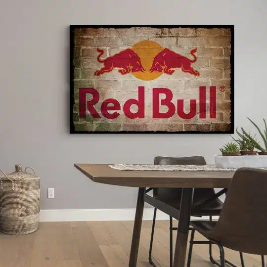 Tablou poster logo Red Bull vintage 4116 bucatarie4