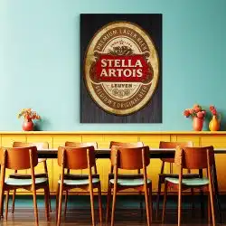 Tablou poster logo Stella Artois 4023 restaurant