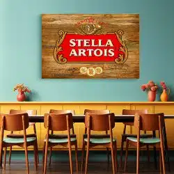 Tablou poster logo Stella Artois 4100 restaurant