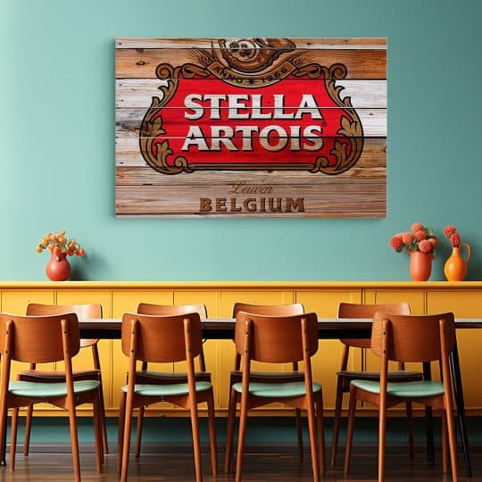 Tablou poster logo Stella Artois 4107 restaurant