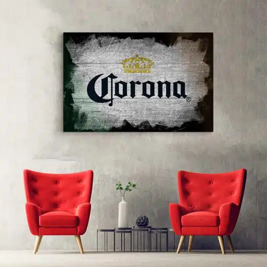 Tablou poster logo bere Corona 4118 hol