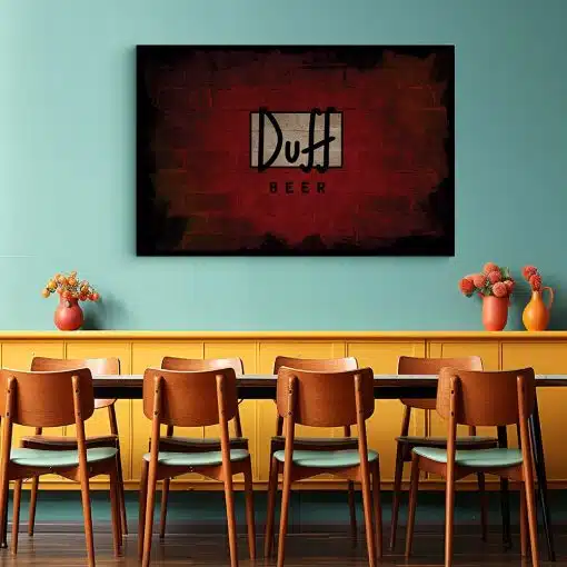 Tablou poster logo bere Duff 4097 restaurant