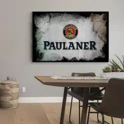 Tablou poster logo bere Paulaner 4120 bucatarie4