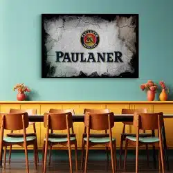 Tablou poster logo bere Paulaner 4120 restaurant