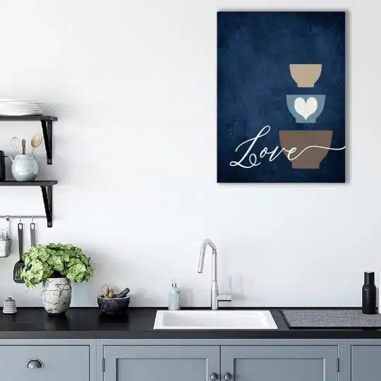 Tablou poster set trei cescute cafea 3888 bucatarie