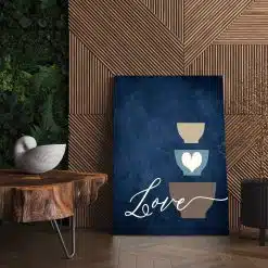 Tablou poster set trei cescute cafea 3888 living