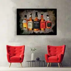 Tablou poster tipuri variate Jack Daniels 4103 hol