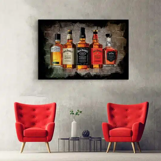 Tablou poster tipuri variate Jack Daniels 4103 hol