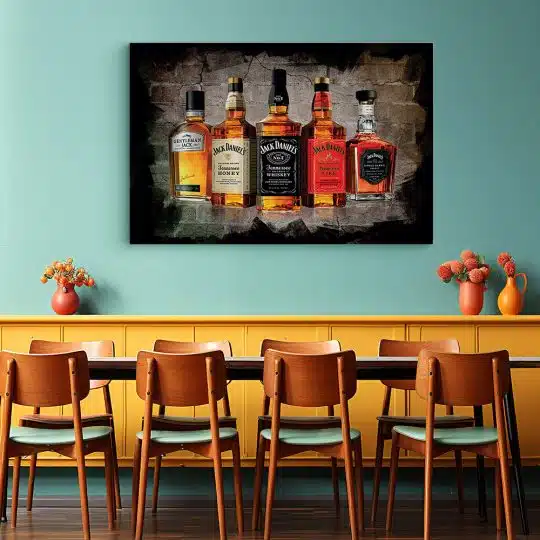 Tablou poster tipuri variate Jack Daniels 4103 restaurant