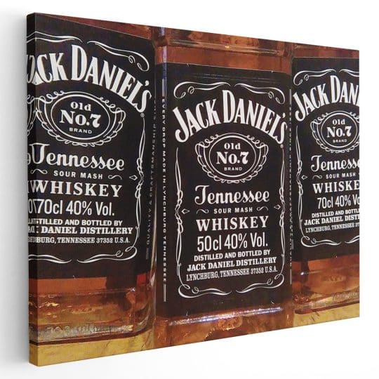 Tablou sticle Jack Daniels detaliu 4088