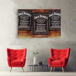 Tablou sticle Jack Daniels detaliu 4088 hol