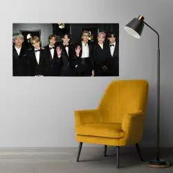 Tablou trupa de muzica BTS negru 1816 tablou receptie - Afis Poster Tablou trupa de muzica BTS negru pentru living casa birou bucatarie livrare in 24 ore la cel mai bun pret.