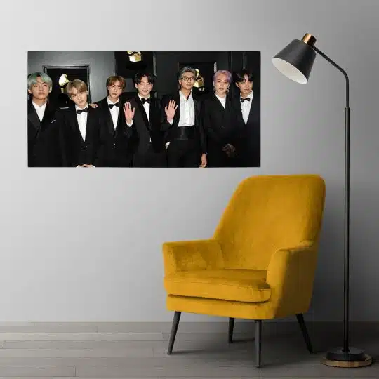 Tablou trupa de muzica BTS negru 1816 tablou receptie - Afis Poster Tablou trupa de muzica BTS negru pentru living casa birou bucatarie livrare in 24 ore la cel mai bun pret.