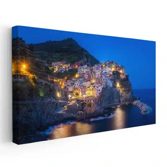 Tablou vedere panoramica Cinque Terre Italia 4532