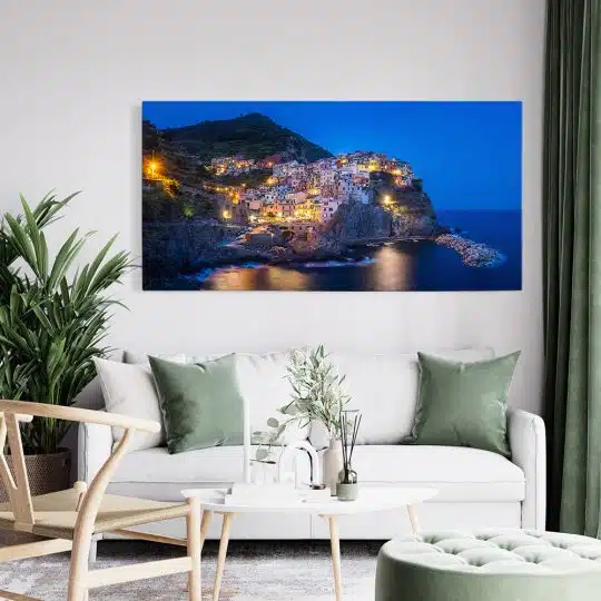 Tablou vedere panoramica Cinque Terre Italia 4532 living modern