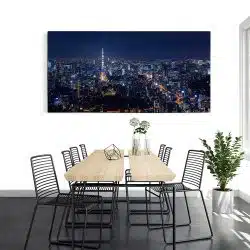 Tablou vedere panoramica cu Turnul Tokyo si orasul 4524 modern bucatarie