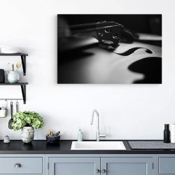 Tablou vioara detaliu alb negru 1619 bucatarie - Afis Poster Tablou vioara alb negru instrumente muzicale pentru living casa birou bucatarie livrare in 24 ore la cel mai bun pret.