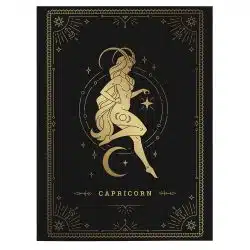 Tablou zodiac capricorn auriu