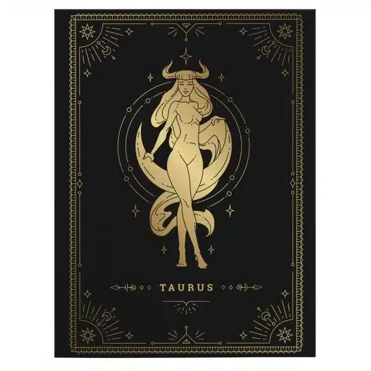 Tablou zodiac taur auriu